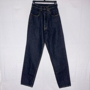 Vintage Radio Daze Black High Rise Straight Leg Jeans 24